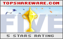 TopShareware 5 Stars Awarded